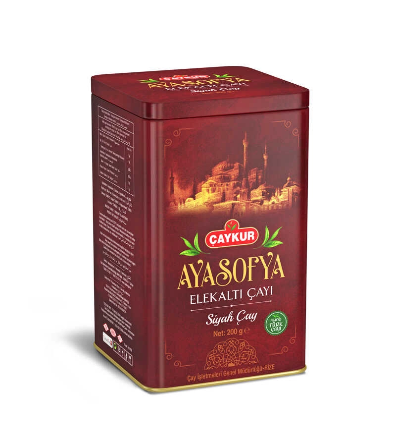 Ayasofya Elekaltı Siyah Çay 200 Gr. (Teneke Kutu)