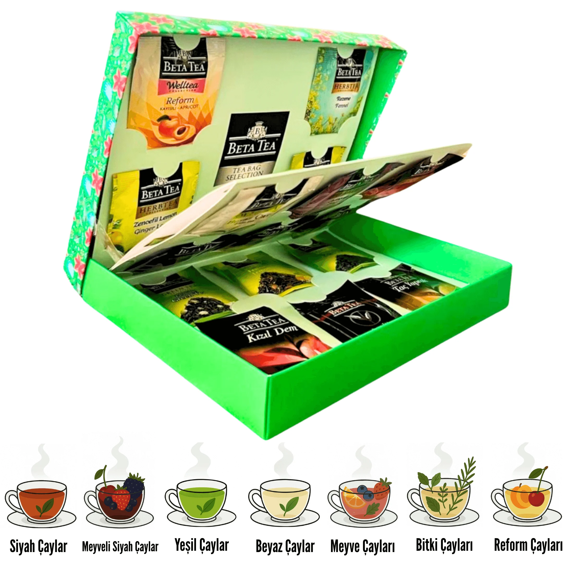 Beta Akordeon Serisi Tea Bags Selection (28’Li)