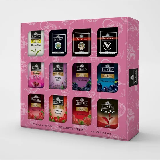 Beta Tea Hediyelik Çay Çeşitleri 60’lı Karışık Kutu