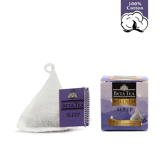 Beta Tea Wellness Sleep Müslin Piramit Yeşil Çay 2 gram