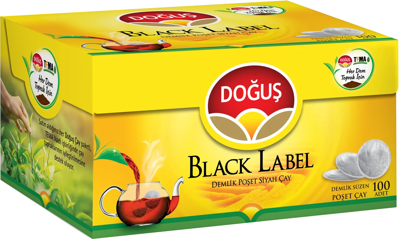 Doğuş Black Label Demlik Poşet Çay 100lü