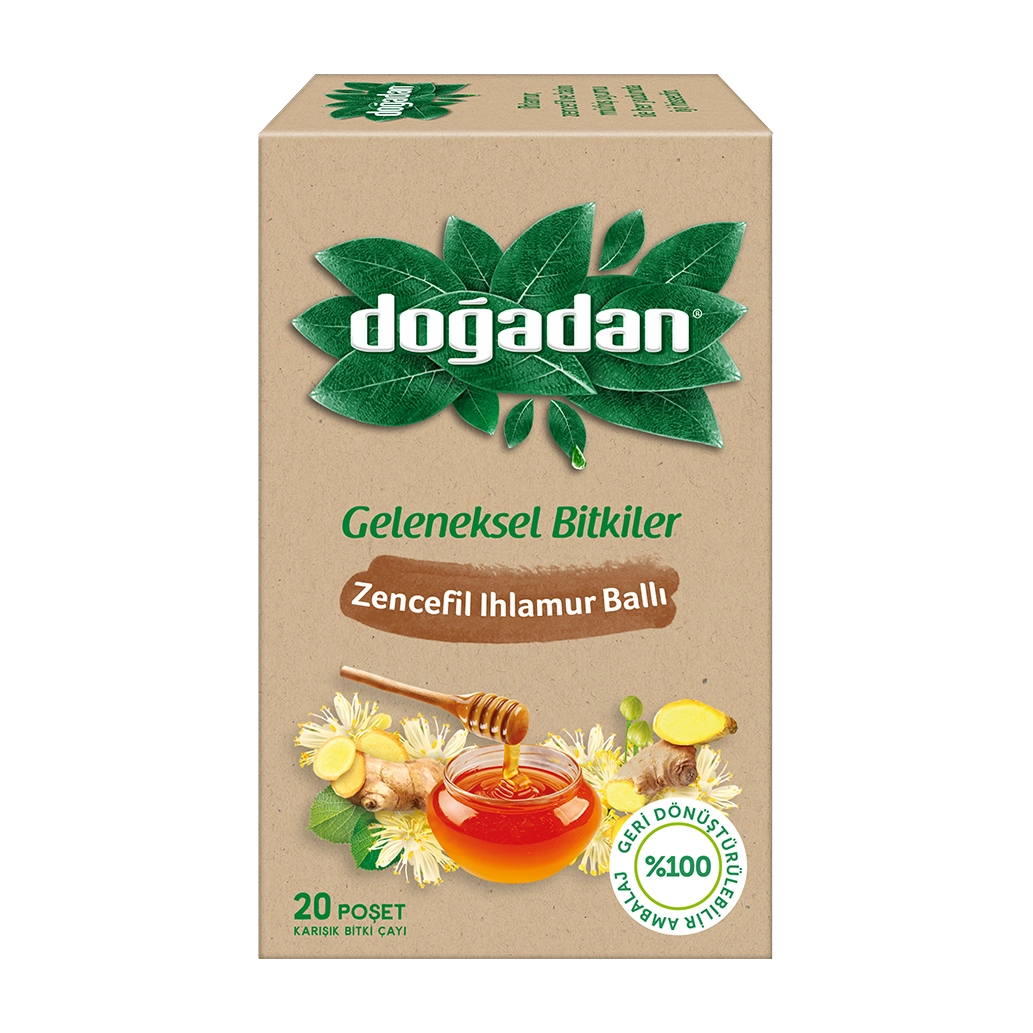 Doğadan Zencefil Ihlamur Ballı