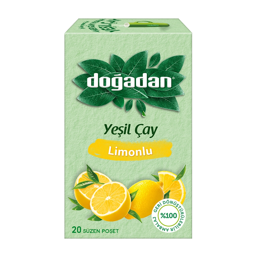 Doğadan Yeşil Çay Limonlu