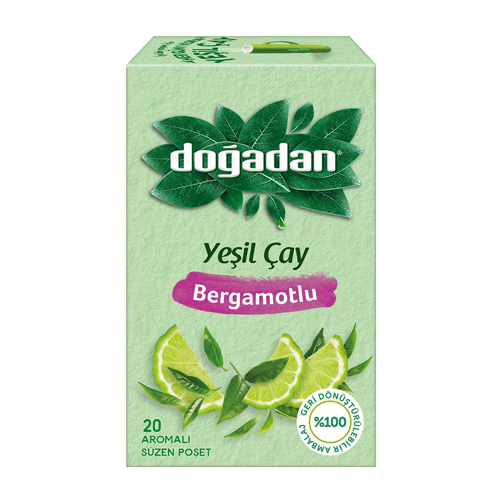 Doğadan Yeşil Çay Bergamotlu