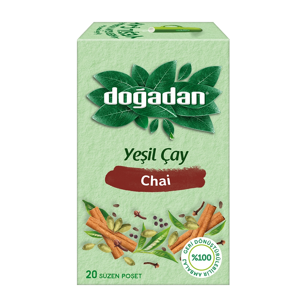Doğadan Yeşil Çay Chai