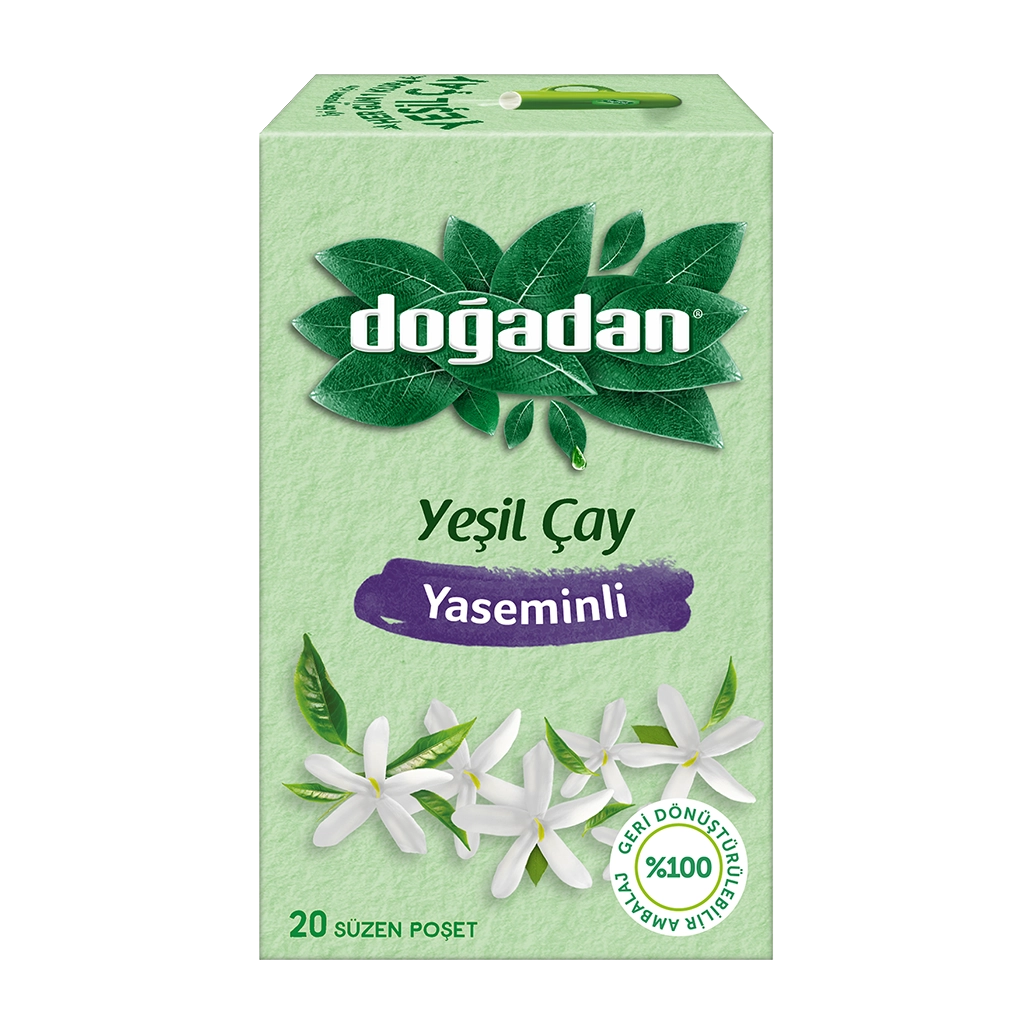 Doğadan Yeşil Çay Yaseminli