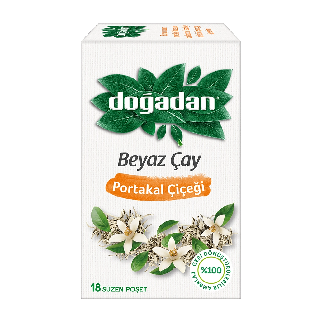 Doğadan Beyaz Çay Portakal Çiçeği