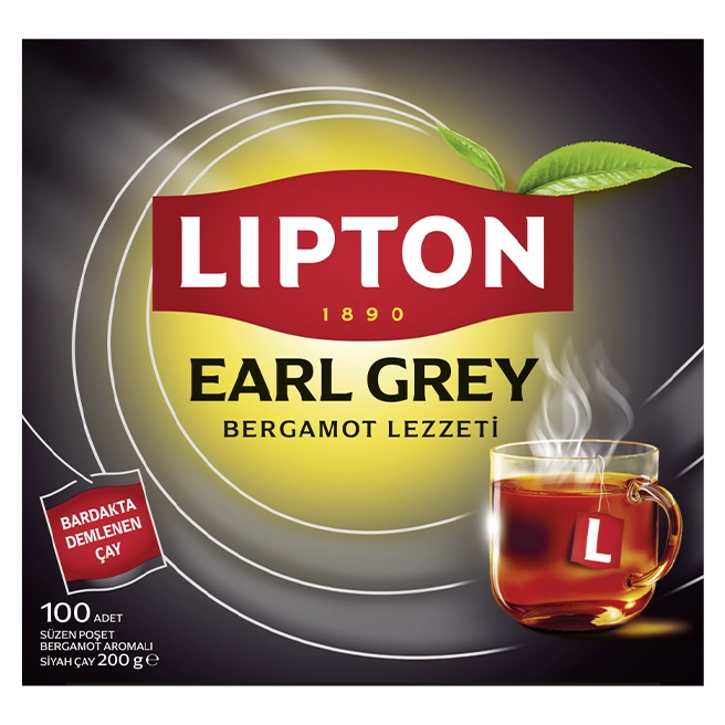 Lipton Earl Grey Demlik Poşet 100’lü
