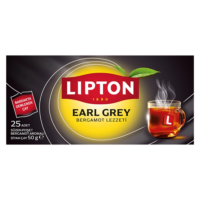 Lipton Earl Grey Bardak Poşet 25’li
