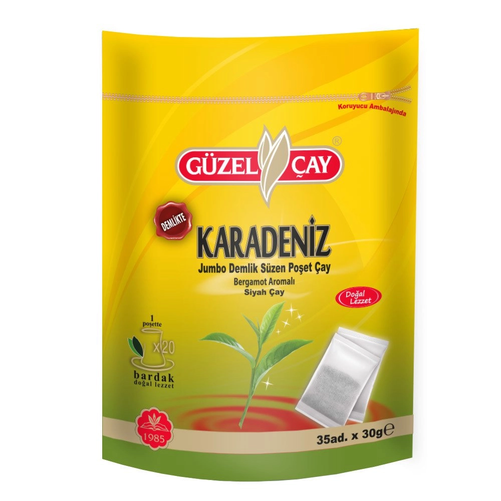 Güzel Çay Karadeniz Jumbo Demlik 35Adet x 30gr