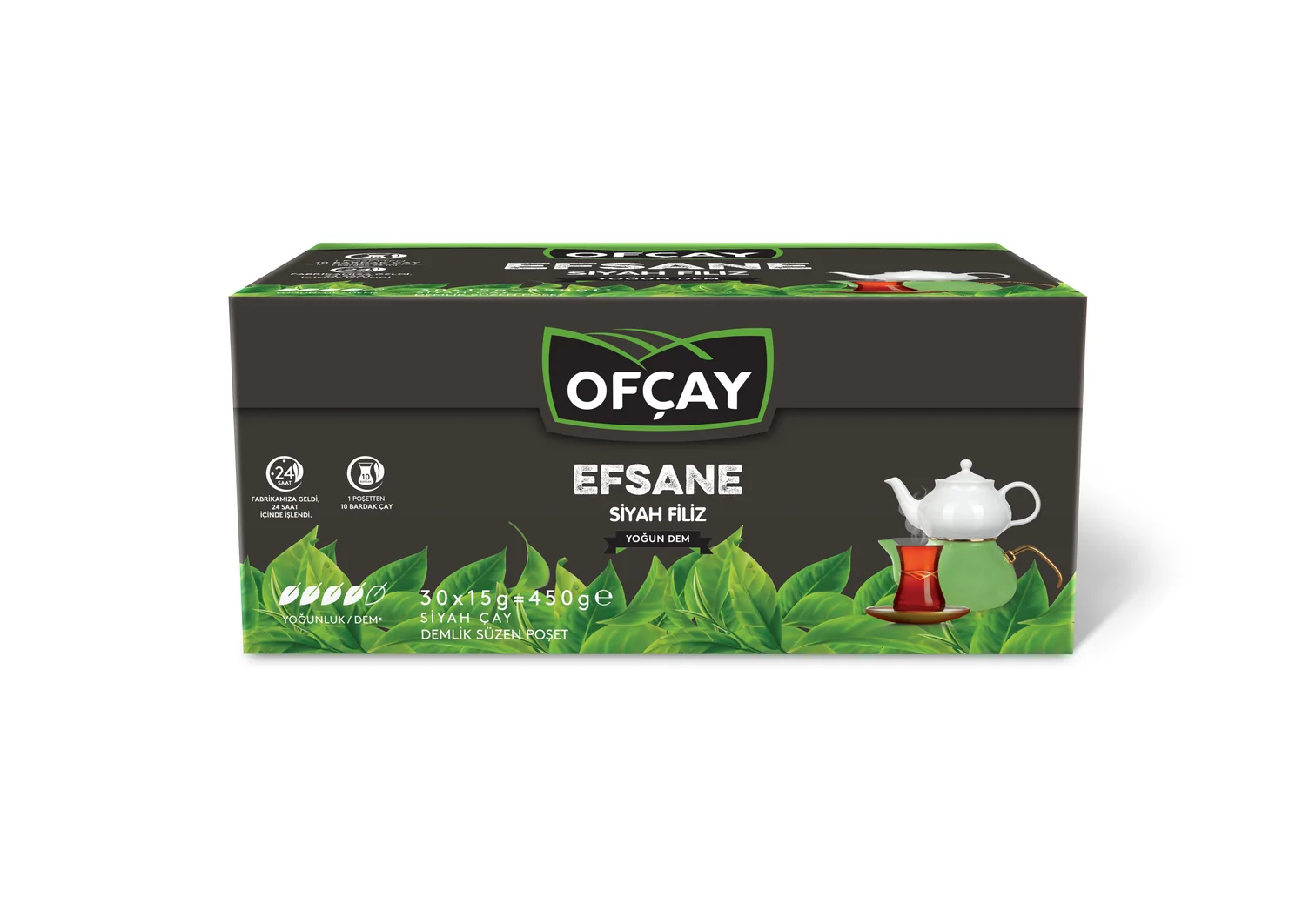 Ofçay Efsane Siyah Demlik Poşet 15g x 30’lu