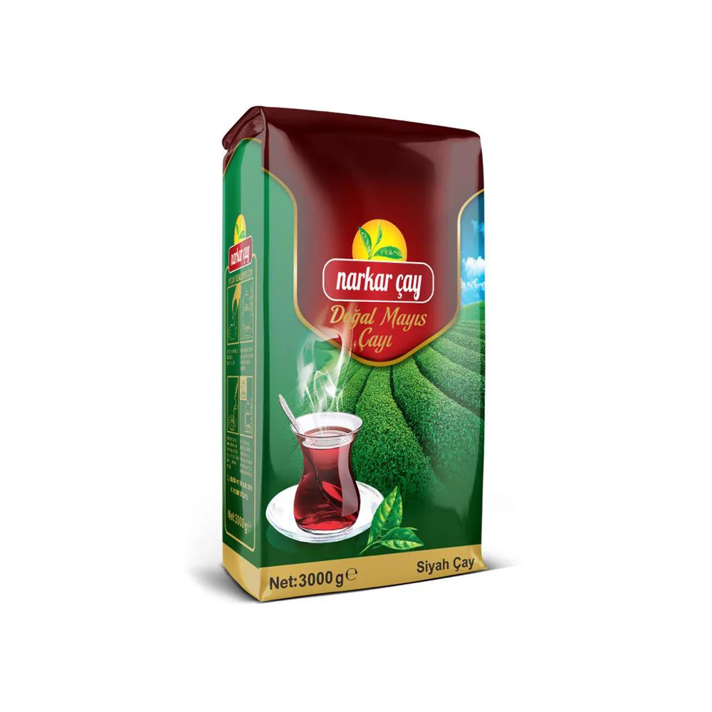 Narkar Doğal Mayıs Dökme Siyah Çay 3 Kg
