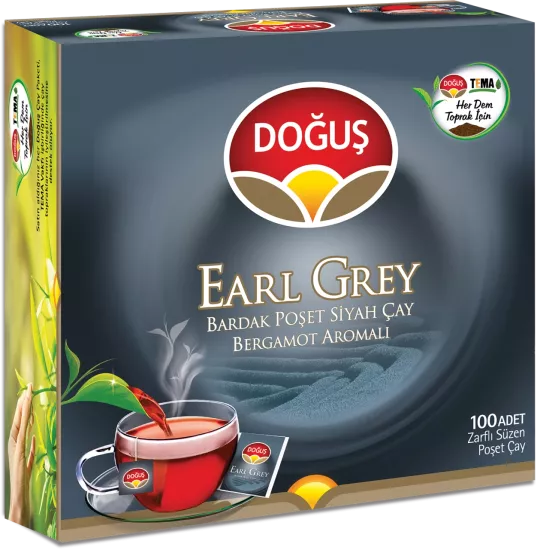 Doğuş Earl Grey Bardak Poşet Çay 100 süzen
