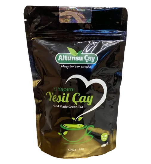 El Yapımı Yeşil Çay 40 Gr