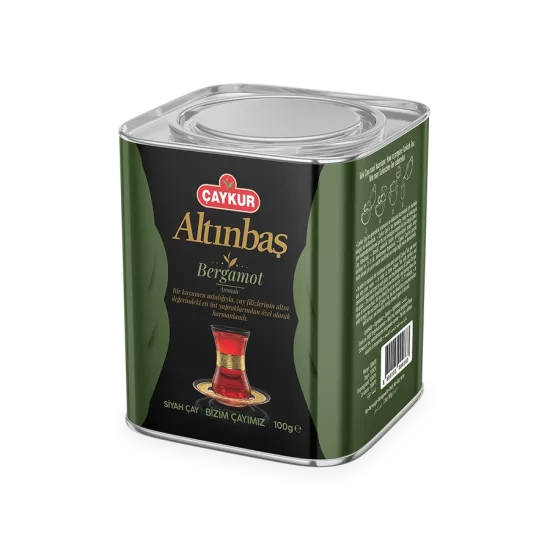 Altınbaş Çayı Teneke Kutu Bergamot Aromalı 100 Gr.