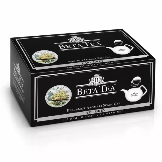 Beta Earl Grey Demlik Poşet 100 Adet