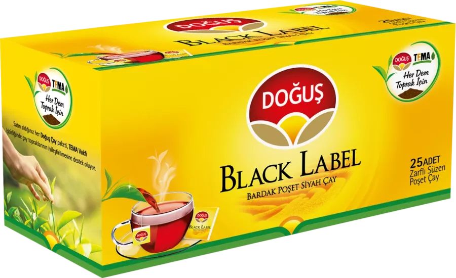 Doğuş Black Label Bardak Poşet Çay 25 Adet