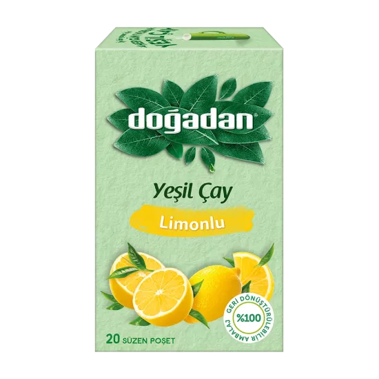 Doğadan Yeşil Çay Limonlu