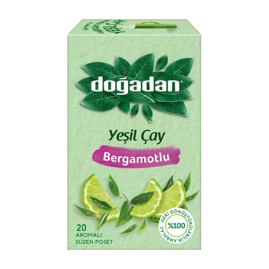 Doğadan Yeşil Çay Bergamotlu