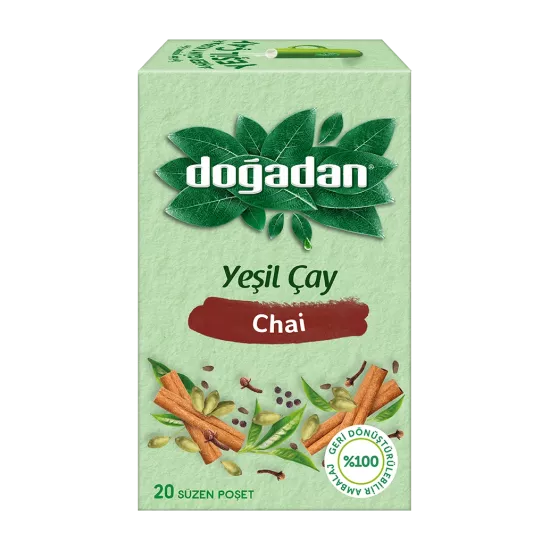 Doğadan Yeşil Çay Chai