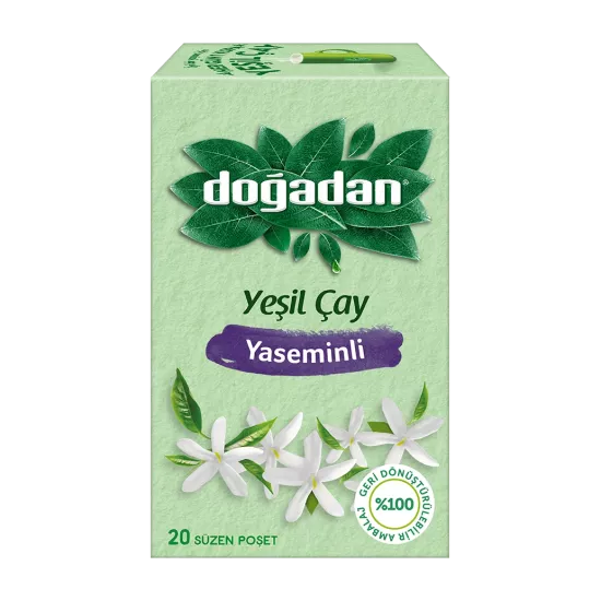 Doğadan Yeşil Çay Yaseminli