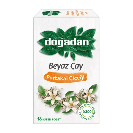 Doğadan Beyaz Çay Portakal Çiçeği