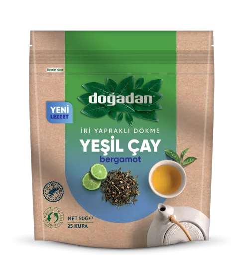 Doğadan Dökme Yeşil Çay Bergamot