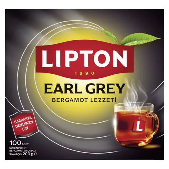 Lipton Earl Grey Demlik Poşet 100’lü