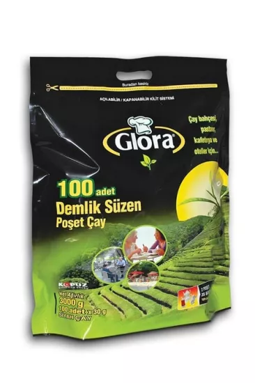 Glora Demlik Süzen Poşet Çay 3000Gr