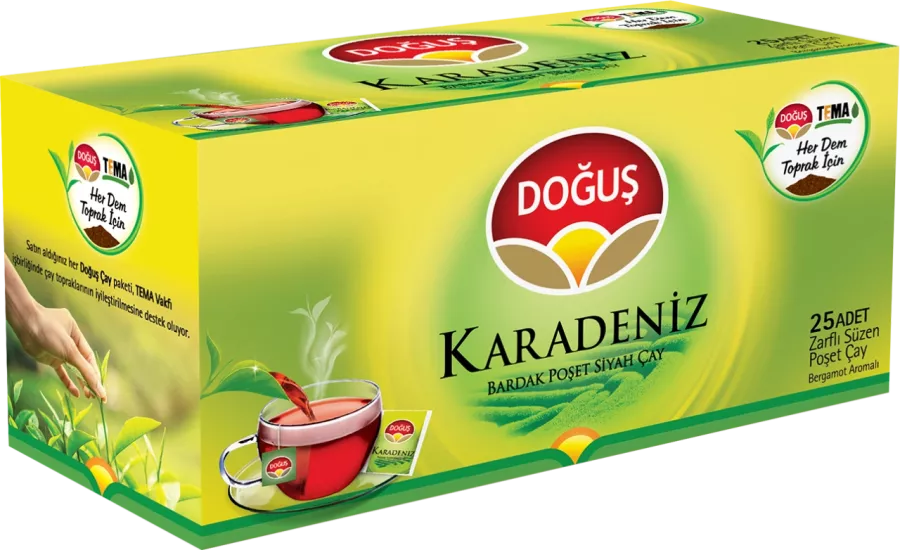 Doğuş Karadeniz Bardak Poşet Çay 25 Adet