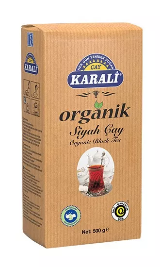 Karali Organik Siyah Çay 500 Gr