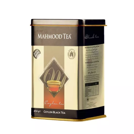 Mahmood Tea Ithal Seylan Siyah Dökme Çay Teneke Kutu 450 G