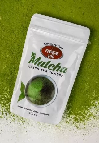 MATCHA ÇAYI  PREMİUM KALİTE TAZE ÖĞÜTÜM %100 SAF MATCHA TOZU 50 GR