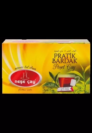 PRATİK BARDAK POŞET SİYAH ÇAY (2GR*25 ADET) 50 GR