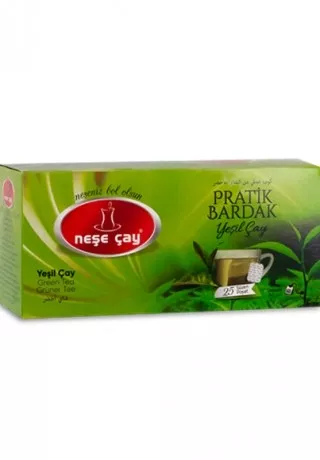 PRATİK BARDAK POŞET YEŞİL ÇAY (1,6 GR*25 ADET) 40 GR