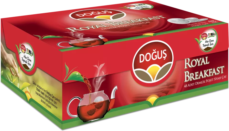 Royal Breakfast Demlik Poşet Çay 48 Adet