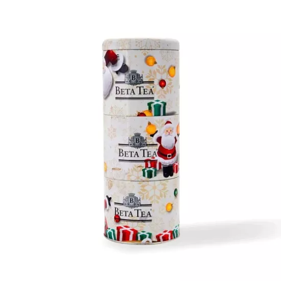 Santa Claus Metal Ambalaj 3 x 100 GR (Seylan Çayı - Ceylon Tea)