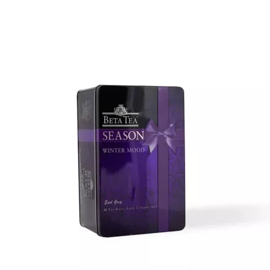 Season Winter Mood Bardak Poşet Metal Ambalaj