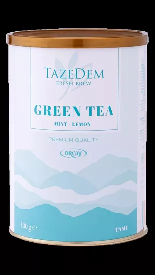 Tazedem Yeşil Çay (Nane-Limon) - 100 Gr.