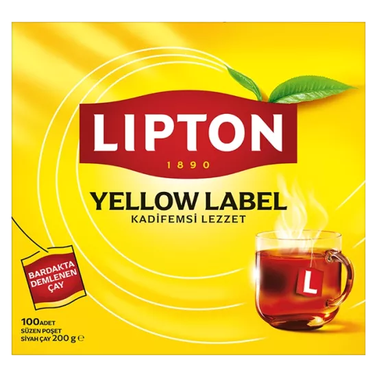 Lipton Yellow Label Bardak Poşet 100’lü