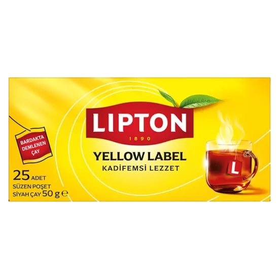 Lipton Yellow Label Bardak Poşet 25’li