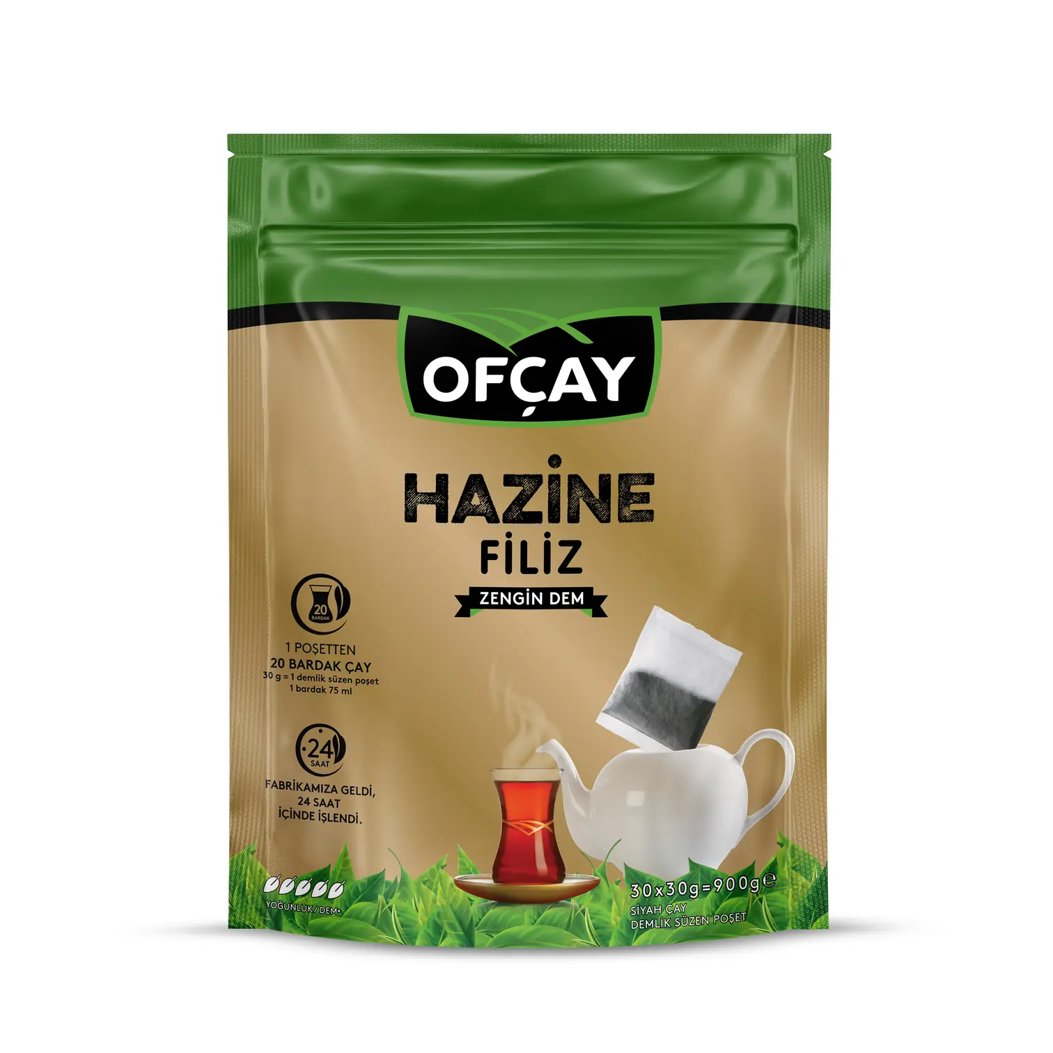 Turkish Hazine Filiz Demlik Poşet 30g x 30’lu