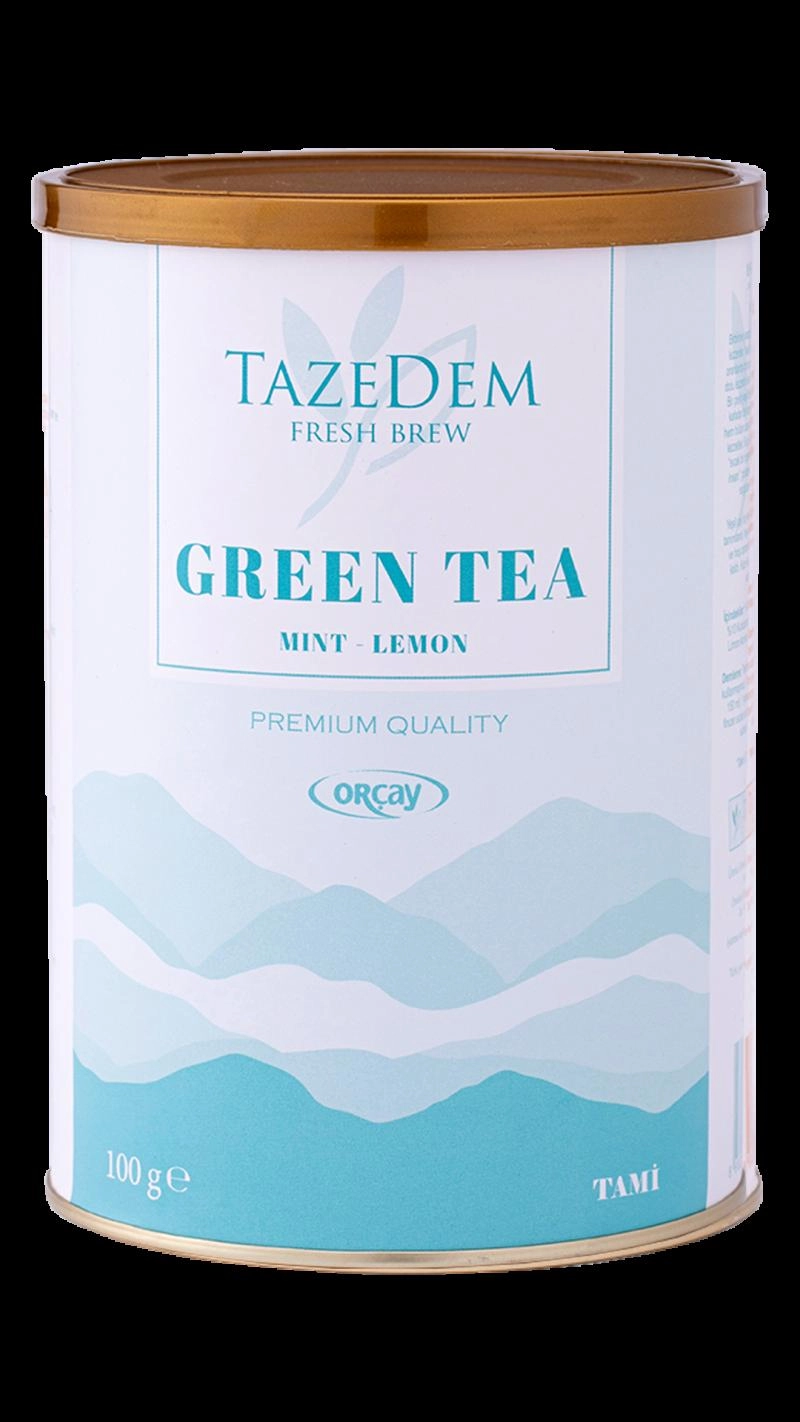 Tazedem Yeşil Çay (Nane-Limon) - 100 Gr.