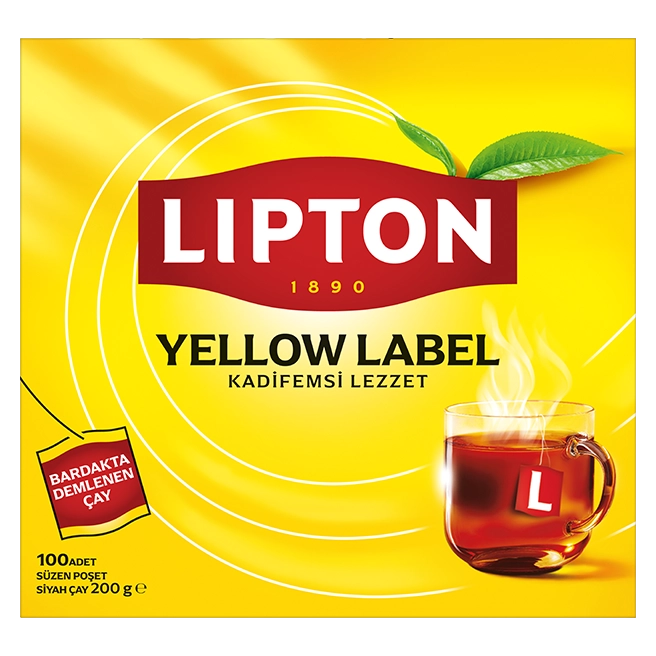 Lipton Yellow Label Bardak Poşet 100’lü