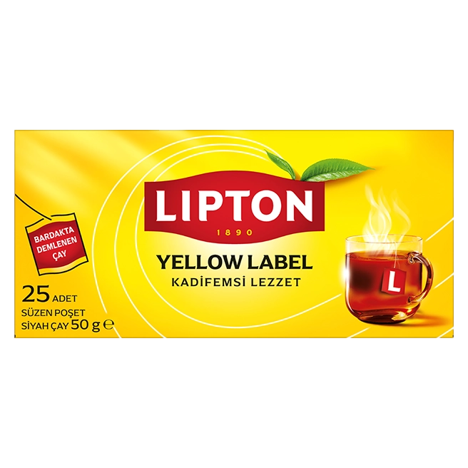 Lipton Yellow Label Bardak Poşet 25’li